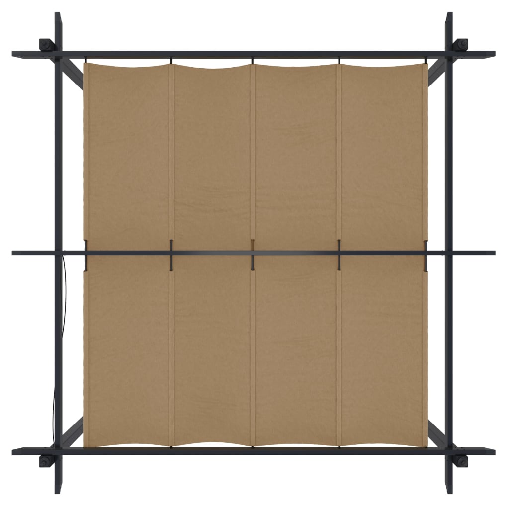 Pavillon Mit Ausziehbarem Dach 3X3 M