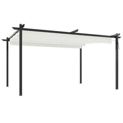 Pavillon Mit Ausziehbarem Dach 4X3 M