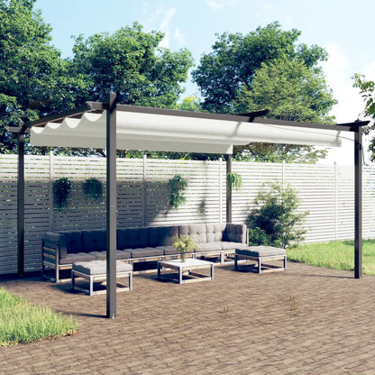 Pavillon Mit Ausziehbarem Dach 4X3 M