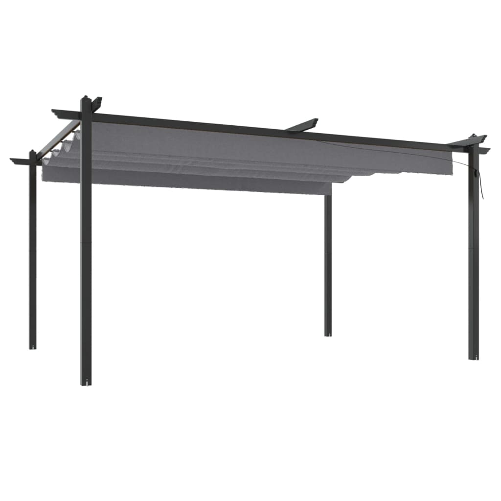 Pavillon Mit Ausziehbarem Dach 4X3 M