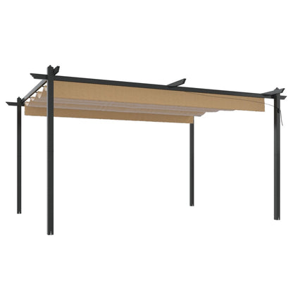Pavillon Mit Ausziehbarem Dach 4X3 M