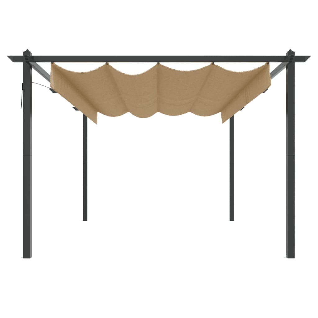 Pavillon Mit Ausziehbarem Dach 4X3 M