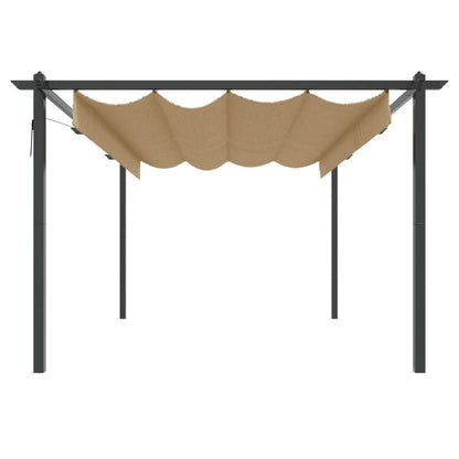 Pavillon Mit Ausziehbarem Dach 4X3 M