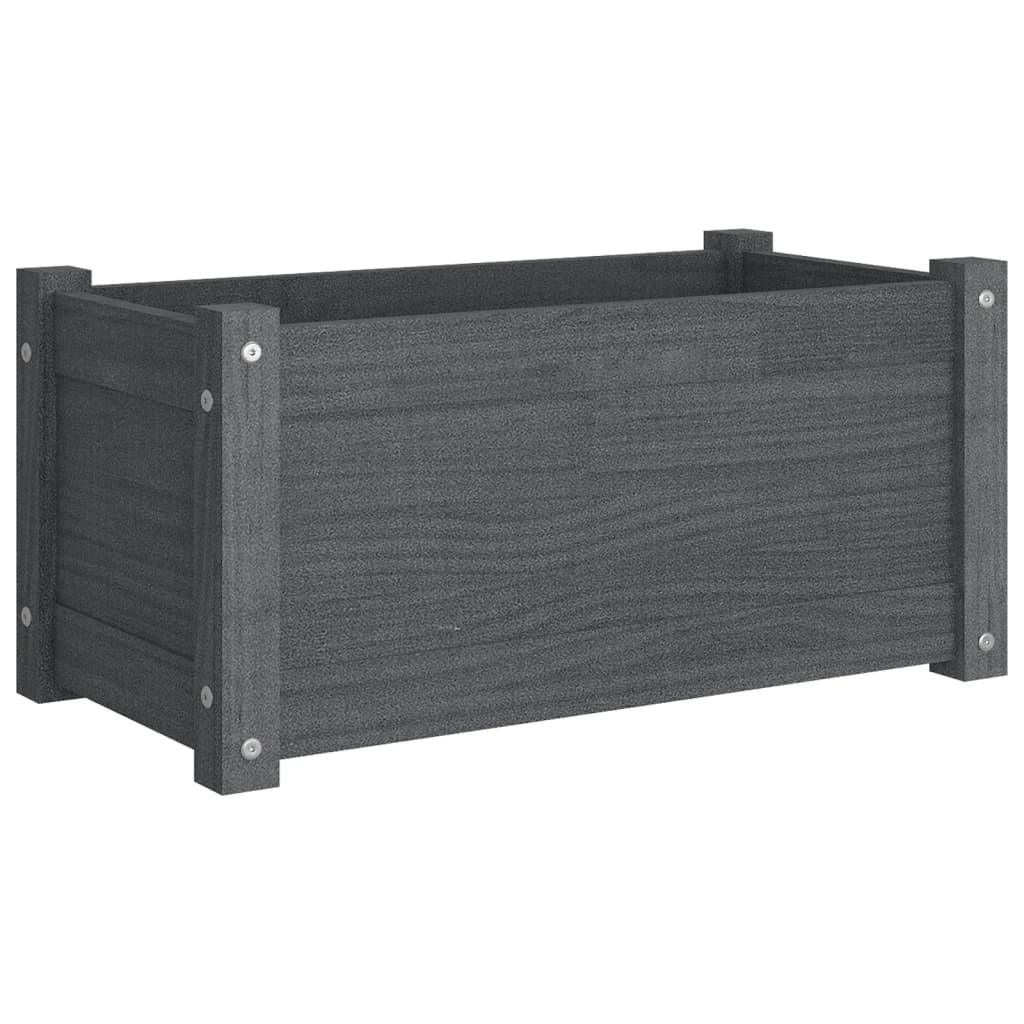 Pflanzkübel 2 Stk. 60X31X31 Cm Massivholz Kiefer