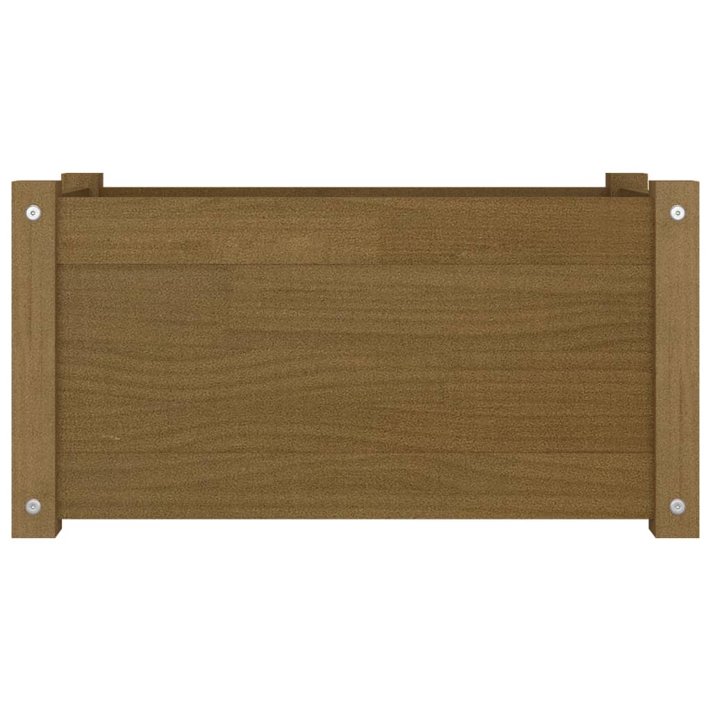 Pflanzkübel 60X31X31 Cm Massivholz Kiefer