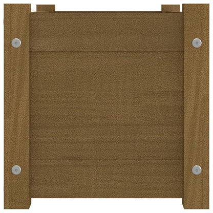 Pflanzkübel 2 Stk. 60X31X31 Cm Massivholz Kiefer