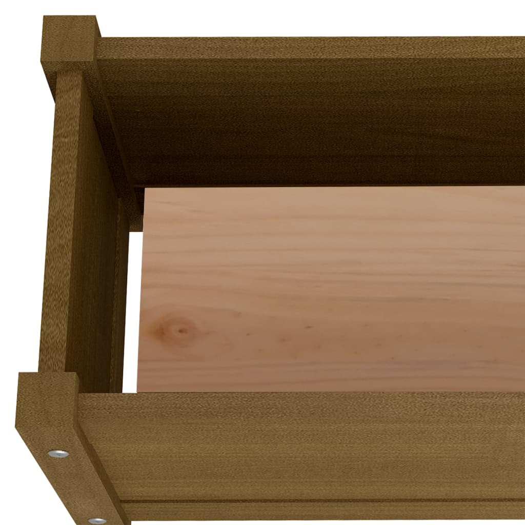 Pflanzkübel 2 Stk. 60X31X31 Cm Massivholz Kiefer