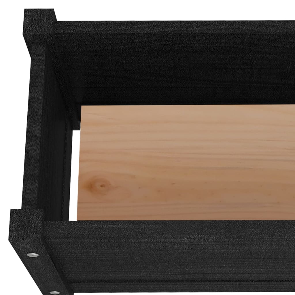 Pflanzkübel 60X31X31 Cm Massivholz Kiefer