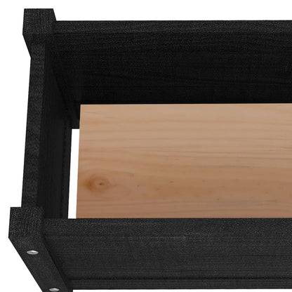 Pflanzkübel 60X31X31 Cm Massivholz Kiefer