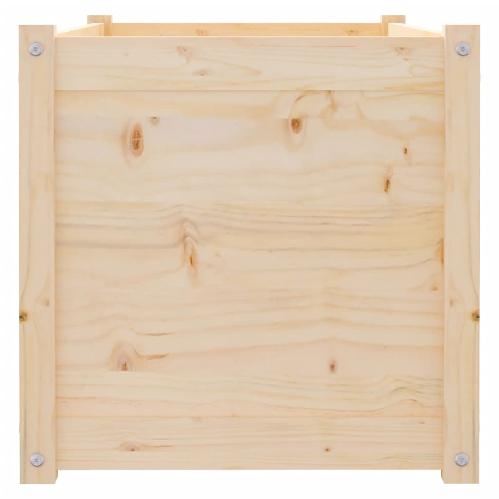 Pflanzkübel 2 Stk. 100X50X50 Cm Massivholz Kiefer