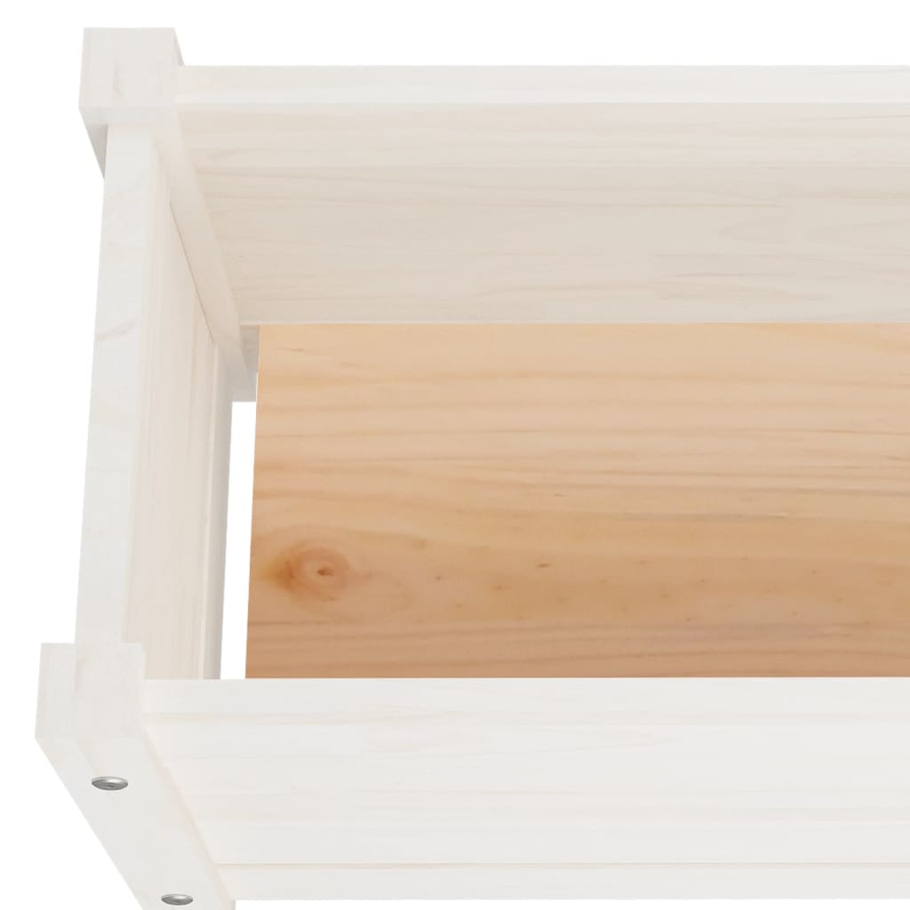 Garten-Hochbeete 2 Stk. 150X31X31 Cm Massivholz Kiefer