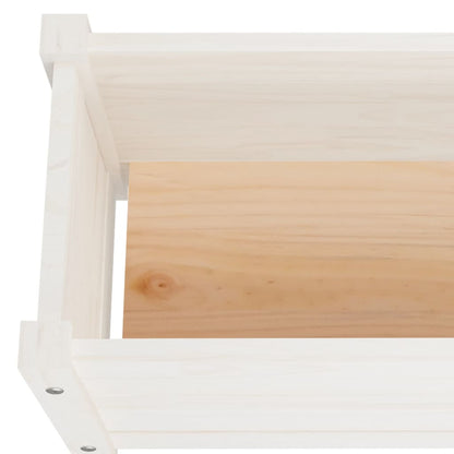 Garten-Hochbeete 2 Stk. 150X31X31 Cm Massivholz Kiefer