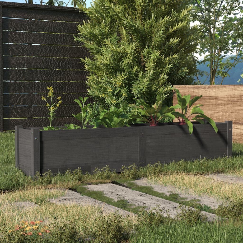Garten-Hochbeet 150X31X31 Cm Massivholz Kiefer