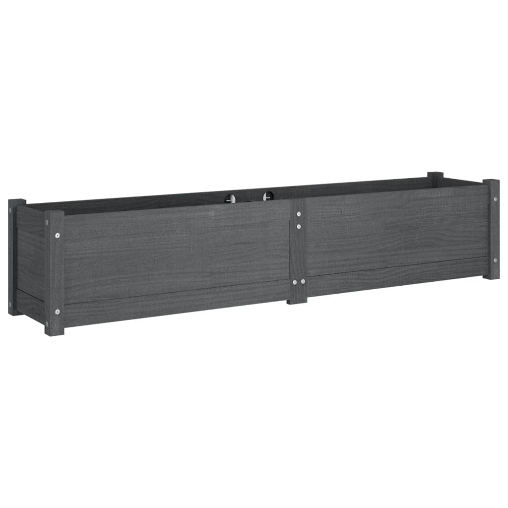 Garten-Hochbeete 2 Stk. 150X31X31 Cm Massivholz Kiefer