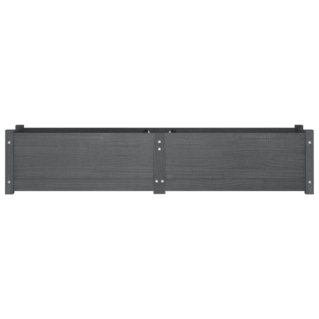Garten-Hochbeete 2 Stk. 150X31X31 Cm Massivholz Kiefer