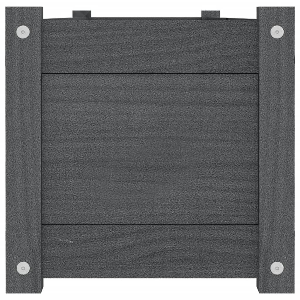 Garten-Hochbeete 2 Stk. 150X31X31 Cm Massivholz Kiefer