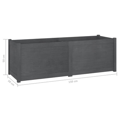 Pflanzkübel 150X50X50 Cm Massivholz Kiefer