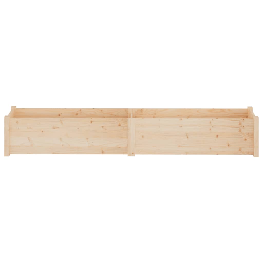 Pflanzkübel 2 Stk. 200X31X31 Cm Massivholz Kiefer