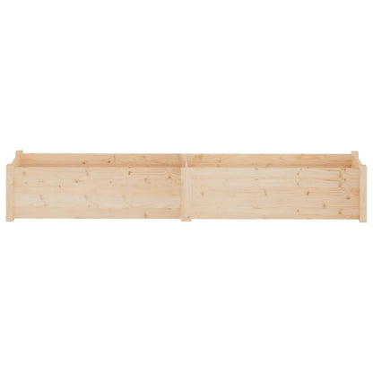 Pflanzkübel 2 Stk. 200X31X31 Cm Massivholz Kiefer