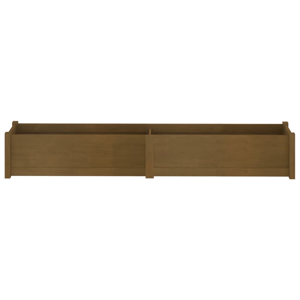 Pflanzkübel 2 Stk. 200X31X31 Cm Massivholz Kiefer
