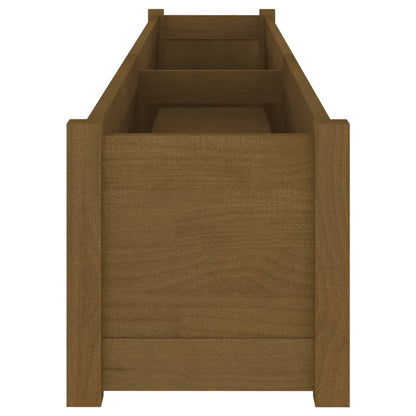 Pflanzkübel 2 Stk. 200X31X31 Cm Massivholz Kiefer