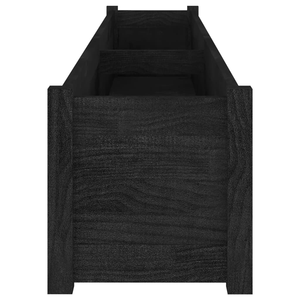 Pflanzkübel 2 Stk. 200X31X31 Cm Massivholz Kiefer