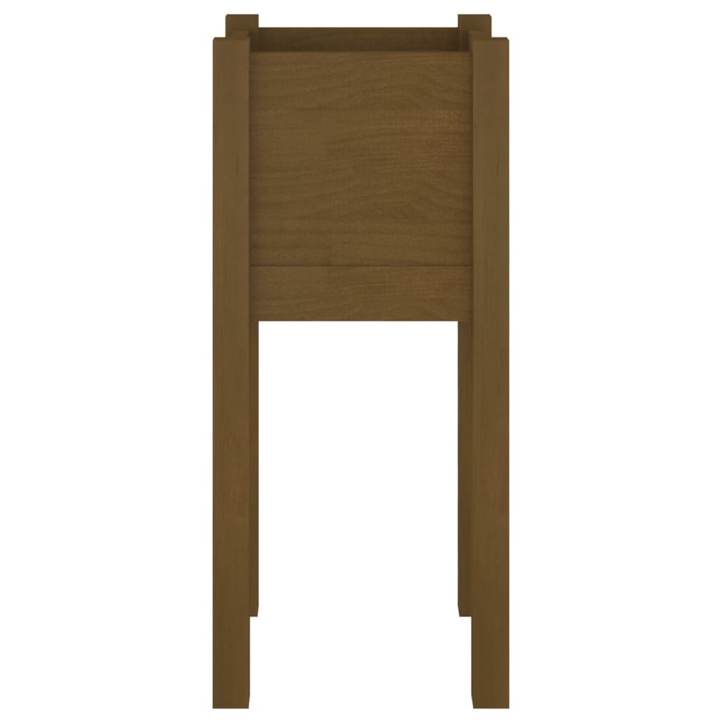 Pflanzkübel 2 Stk. 31X31X70 Cm Massivholz Kiefer