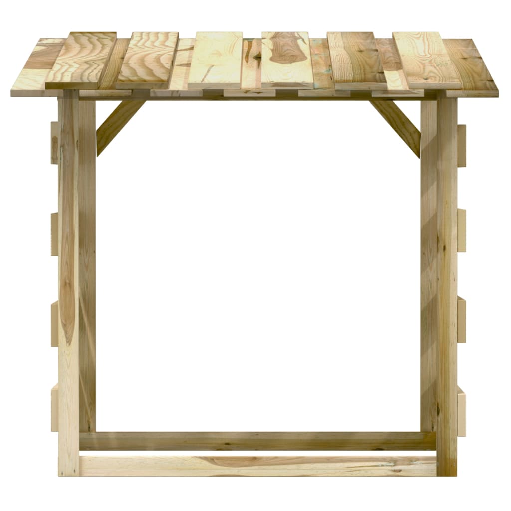 Pergola Mit Dach Imprägniertes Kiefernholz