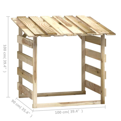 Pergola Mit Dach Imprägniertes Kiefernholz