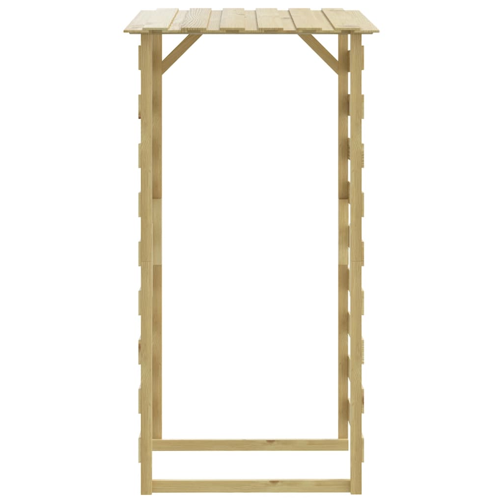 Pergola Mit Dach Imprägniertes Kiefernholz