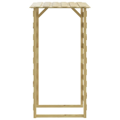 Pergola Mit Dach Imprägniertes Kiefernholz