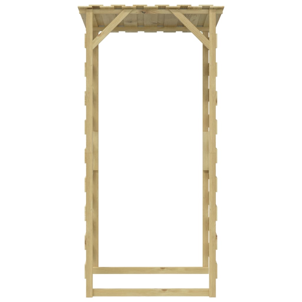 Pergola Mit Dach Imprägniertes Kiefernholz