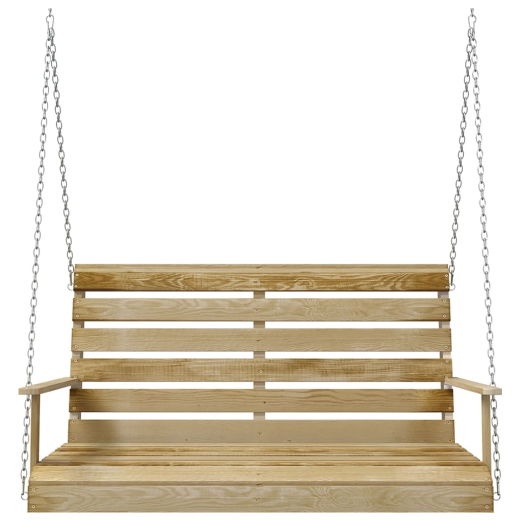 Schaukelbank 110 Cm Imprägniertes Kiefernholz