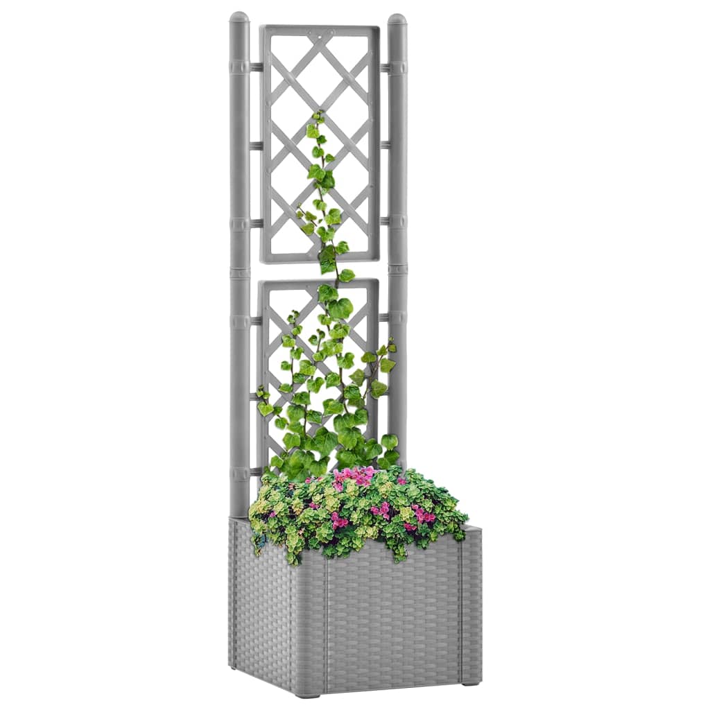 Garten-Hochbeet Mit Spalier Und Selbstbewässerungssystem