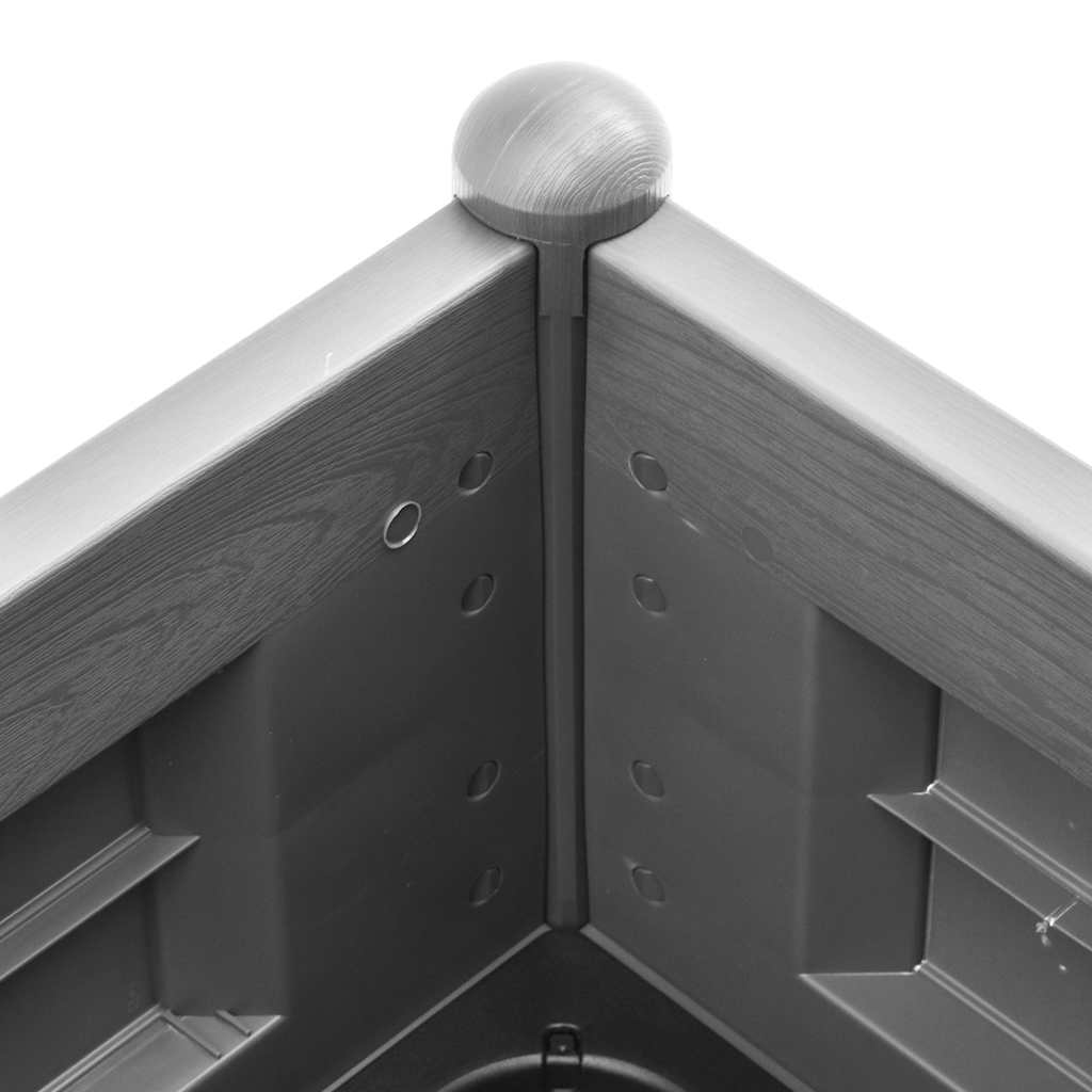 Garten-Hochbeet Pp Stein 100X43X35 Cm