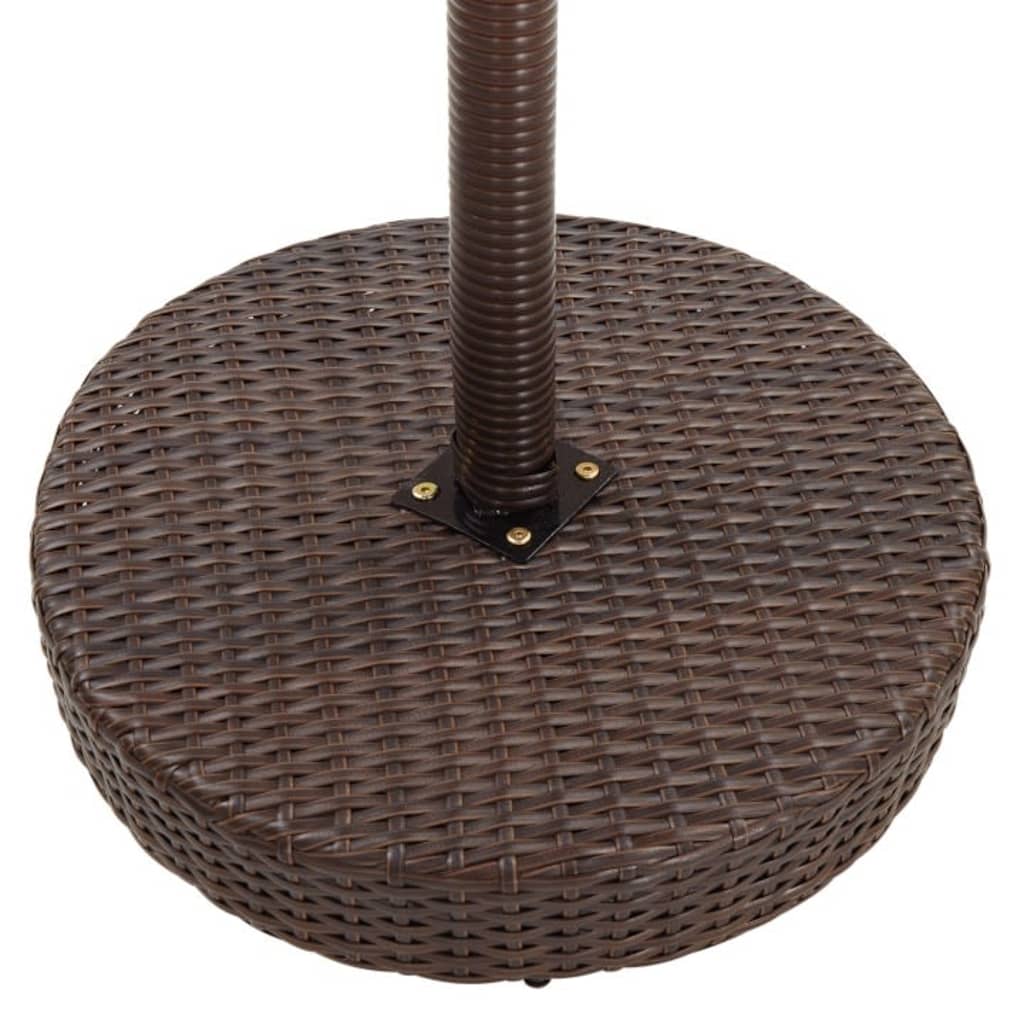 5-Tlg. Gartenbar-Set Mit Kissen Poly Rattan