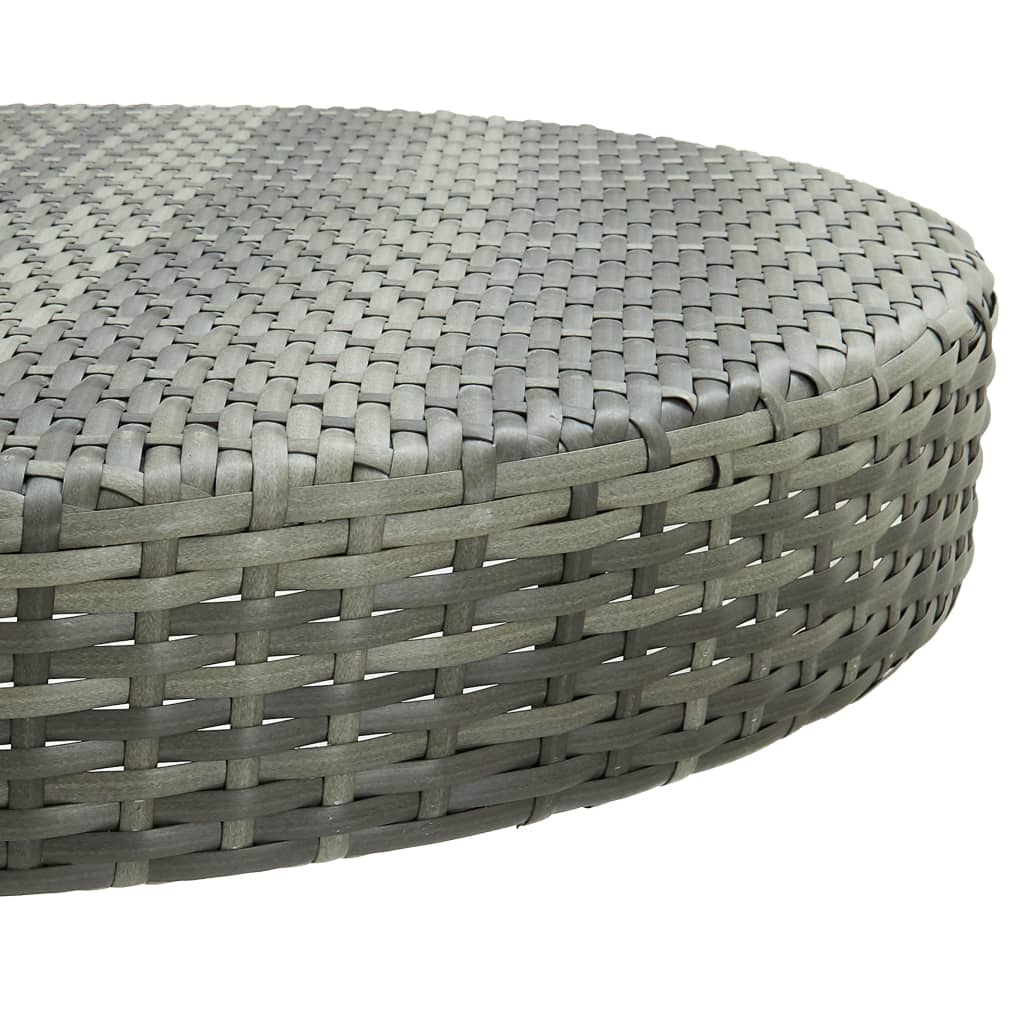 5-Tlg. Gartenbar-Set Mit Kissen Poly Rattan