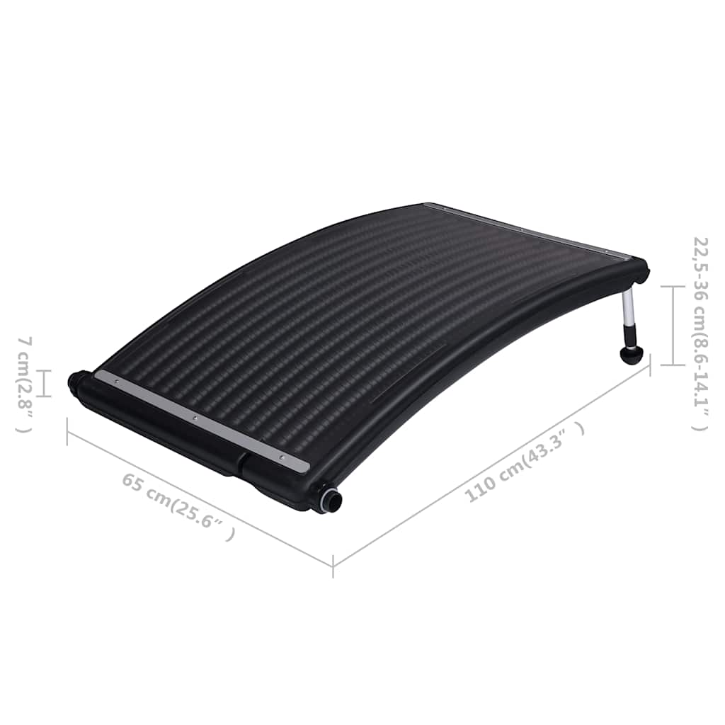 Gebogene Solar-Heizpaneele Für Pool 3 Stk.