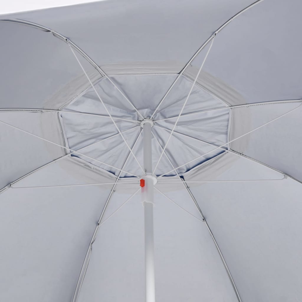 Strandschirm Mit Seitenteilen 215 Cm