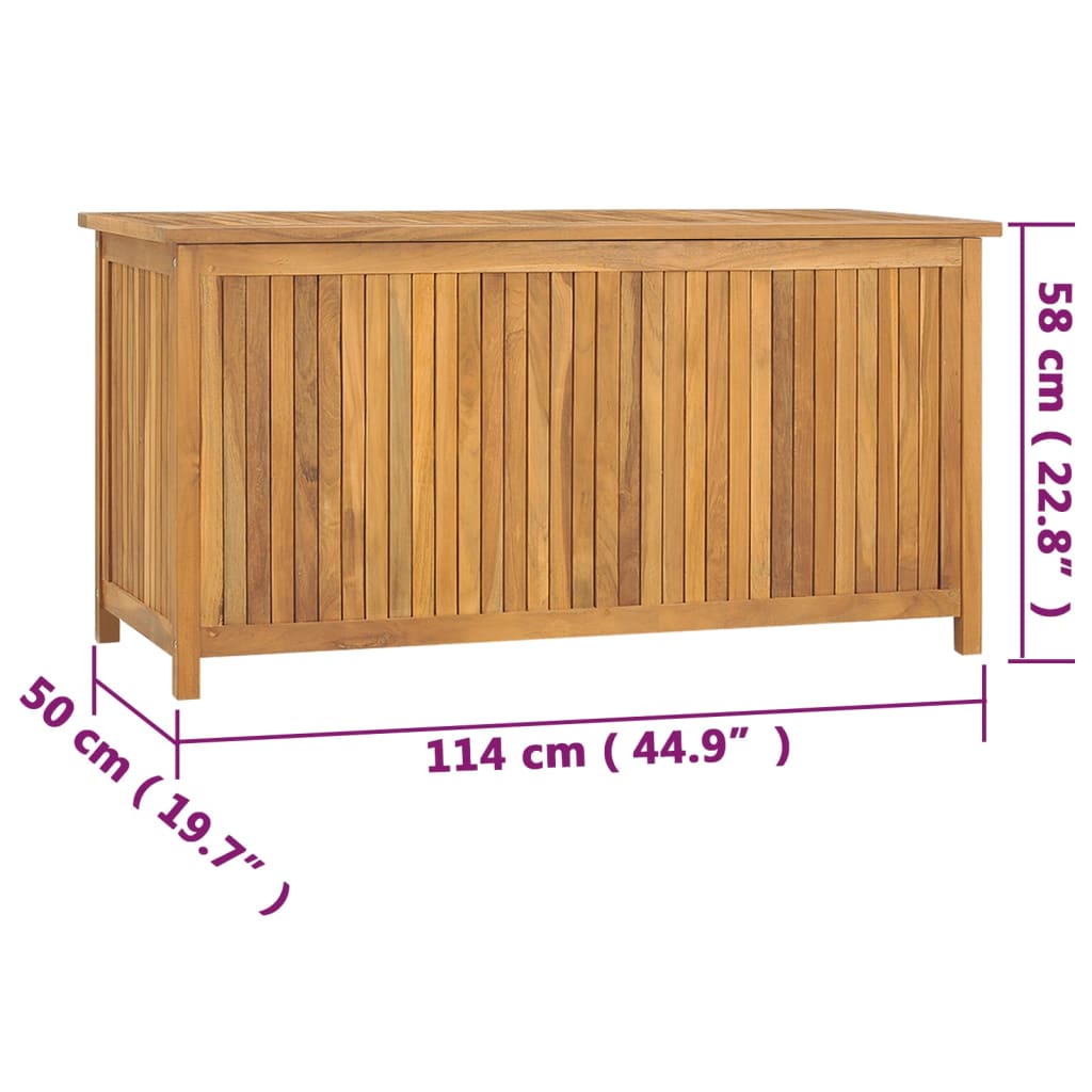 Gartenbox Massivholz Teak