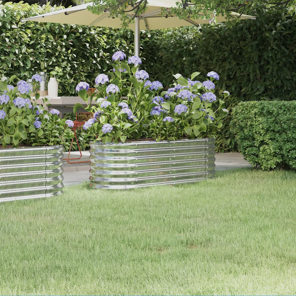 Hochbeet Verzinkter Stahl 152X40X68 Cm