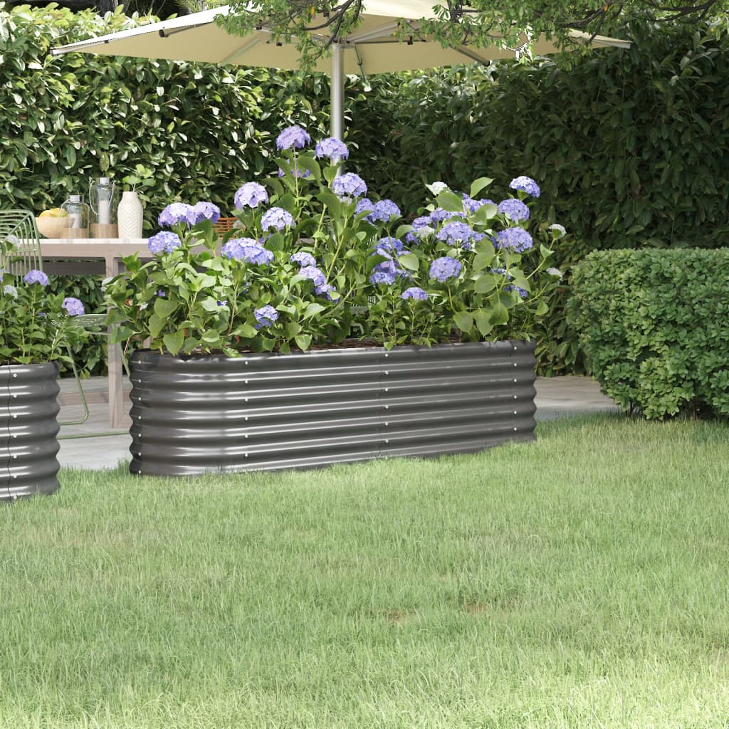 Hochbeet Verzinkter Stahl 152X40X68 Cm