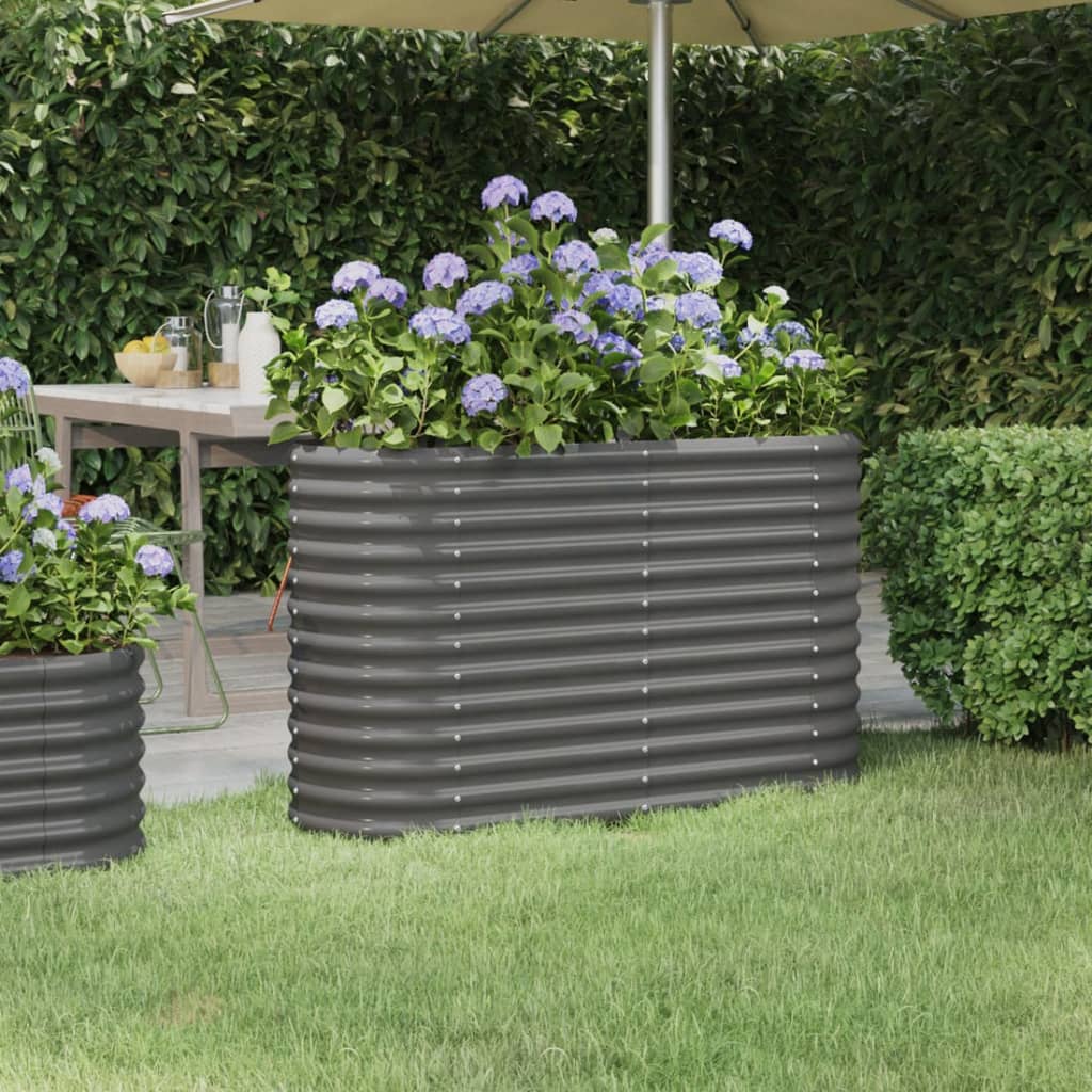 Hochbeet Verzinkter Stahl 152X40X68 Cm
