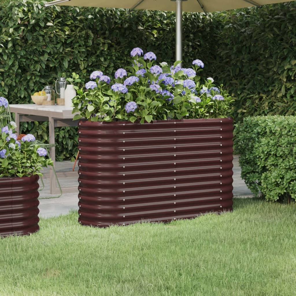 Hochbeet Verzinkter Stahl 152X40X68 Cm
