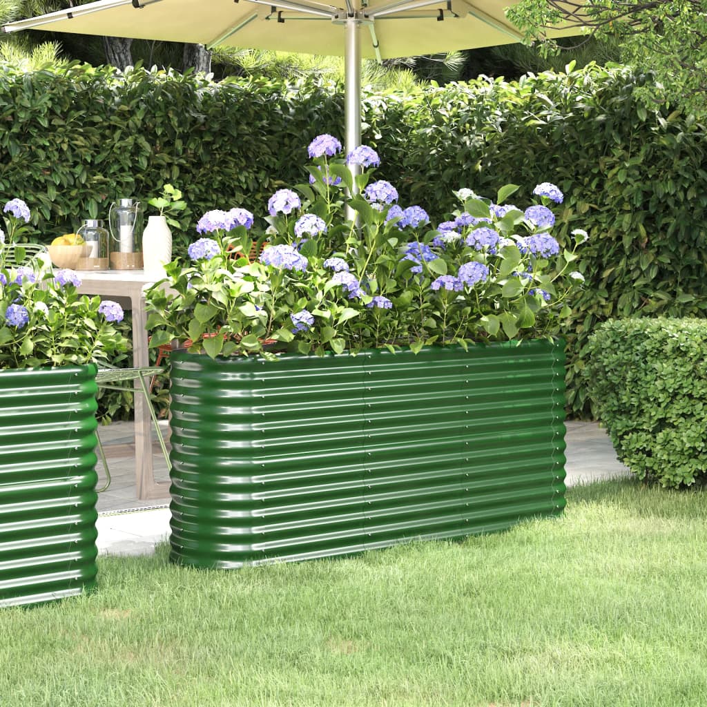 Hochbeet Verzinkter Stahl 152X40X68 Cm