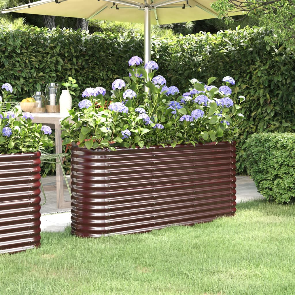 Hochbeet Verzinkter Stahl 152X40X68 Cm