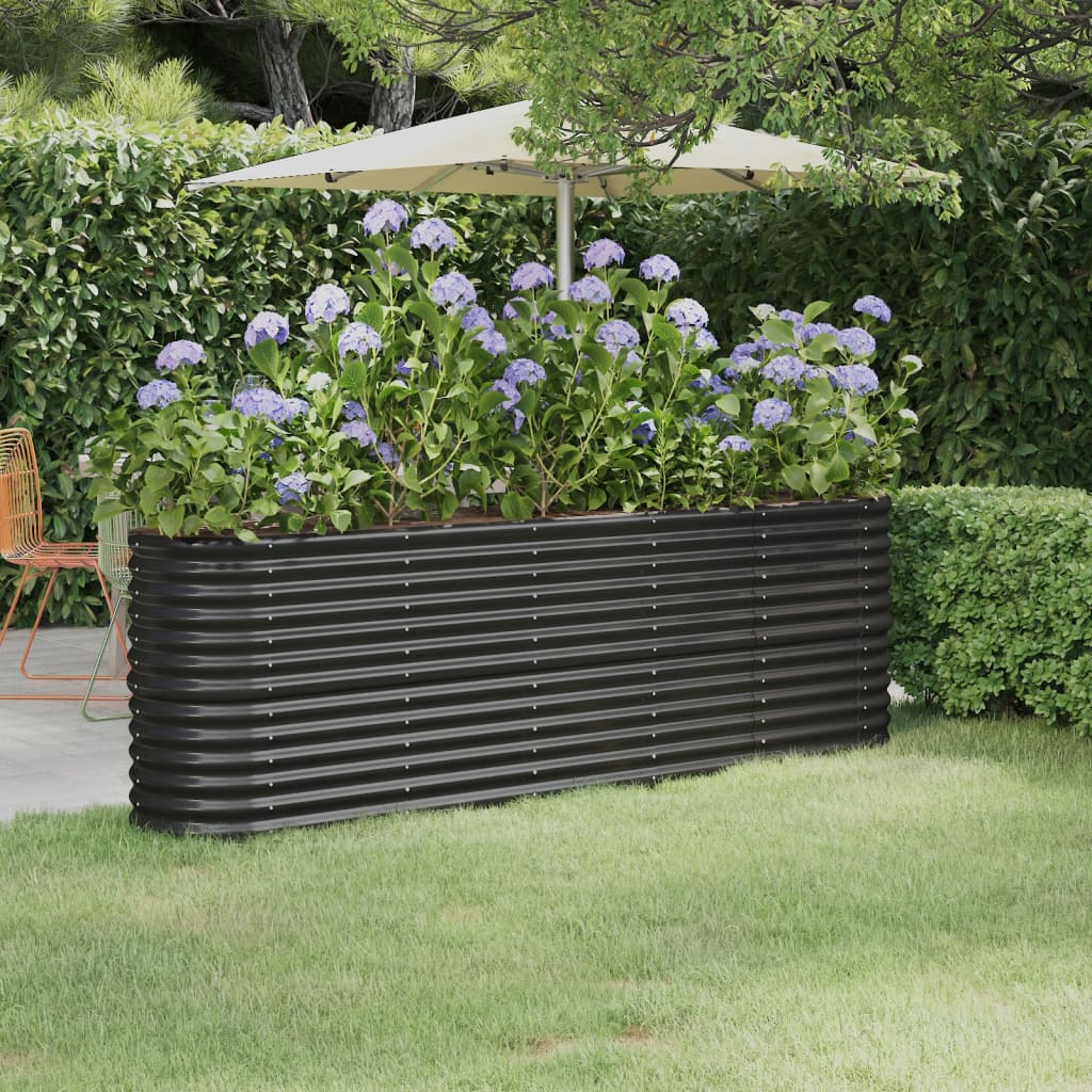 Hochbeet Verzinkter Stahl 152X40X68 Cm