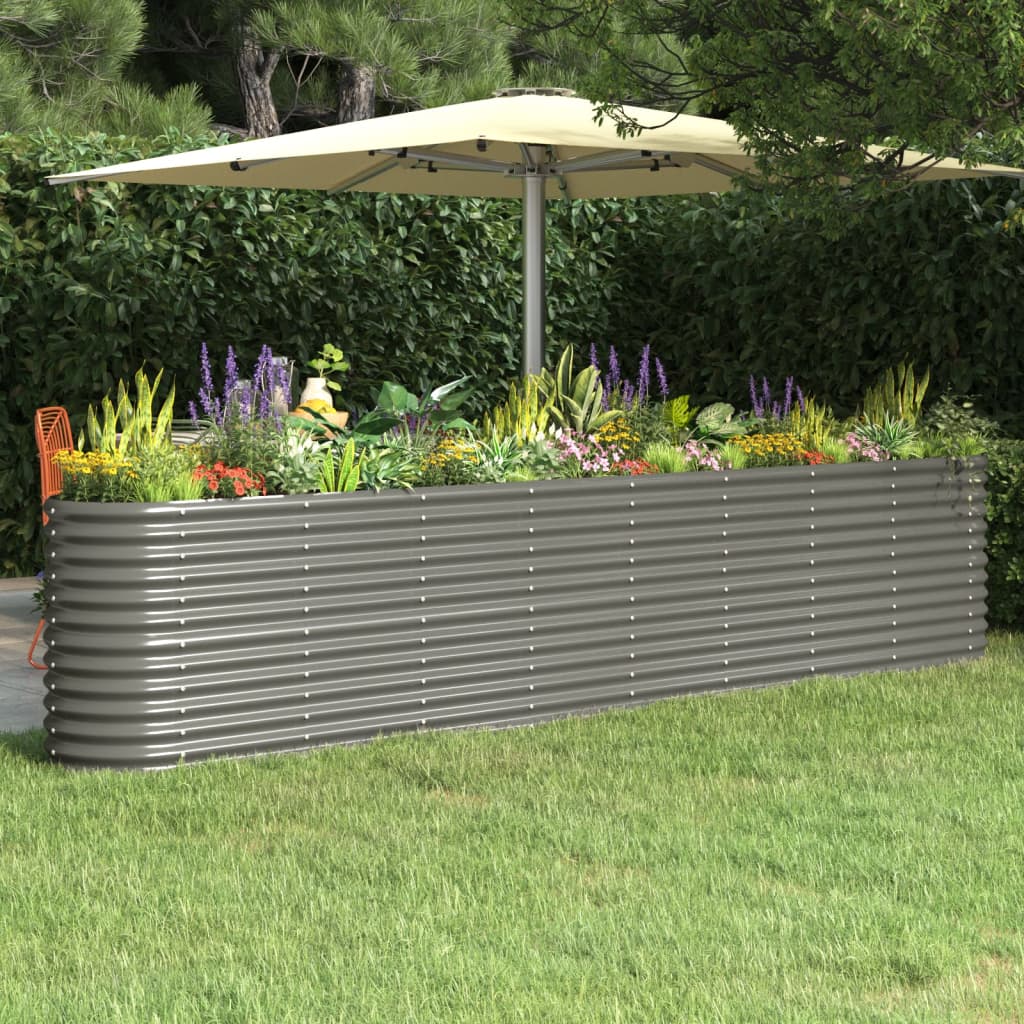 Hochbeet Verzinkter Stahl 152X40X68 Cm