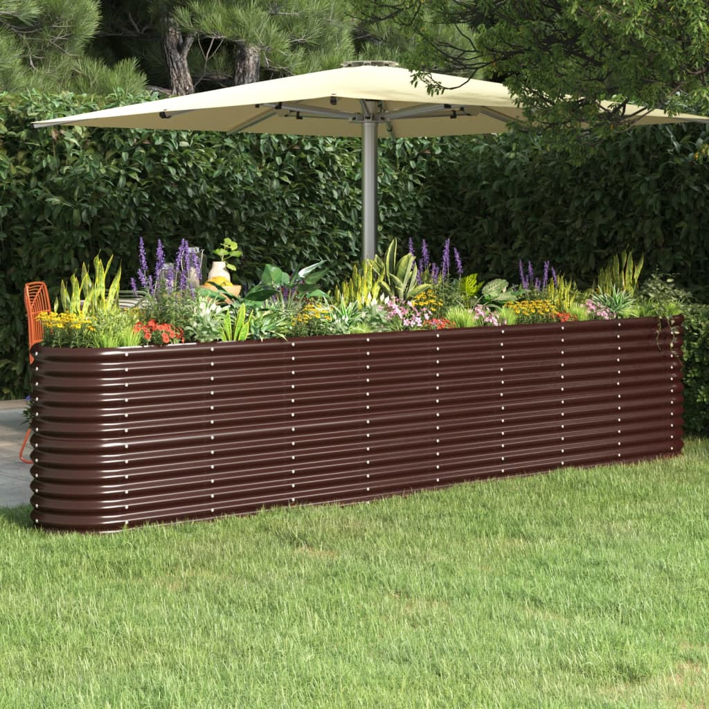 Hochbeet Verzinkter Stahl 152X40X68 Cm
