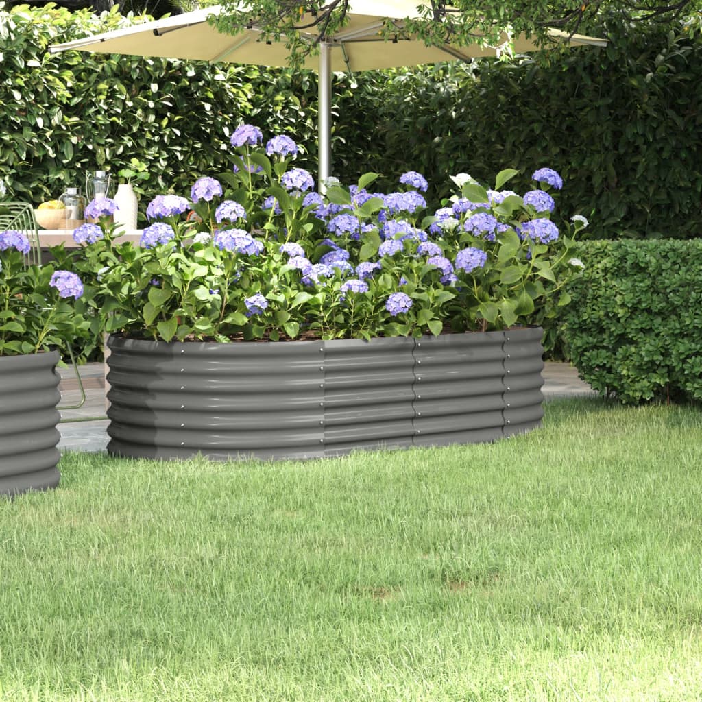 Hochbeet Verzinkter Stahl 224X80X36 Cm N
